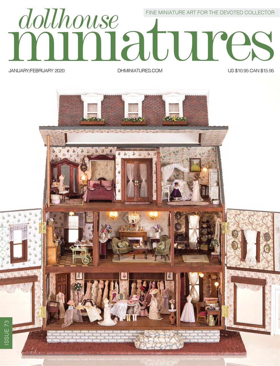 Dollhouse-Miniatures January 01, 2020 Issue Cover