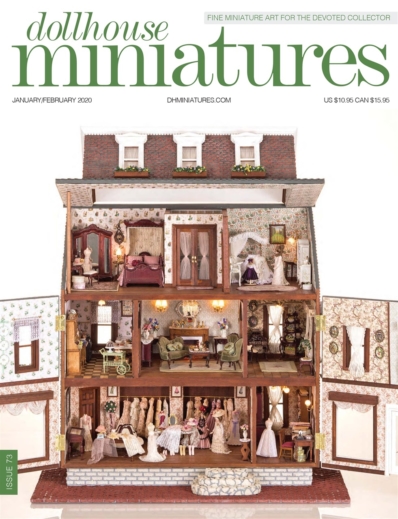 Dollhouse Miniatures January 01, 2020 Issue Cover