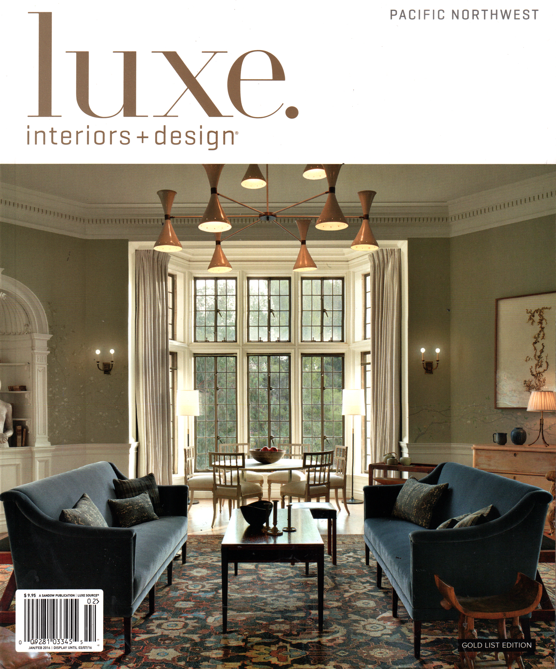 Luxe-Interiors-and-Design January 01, 2016 Issue Cover
