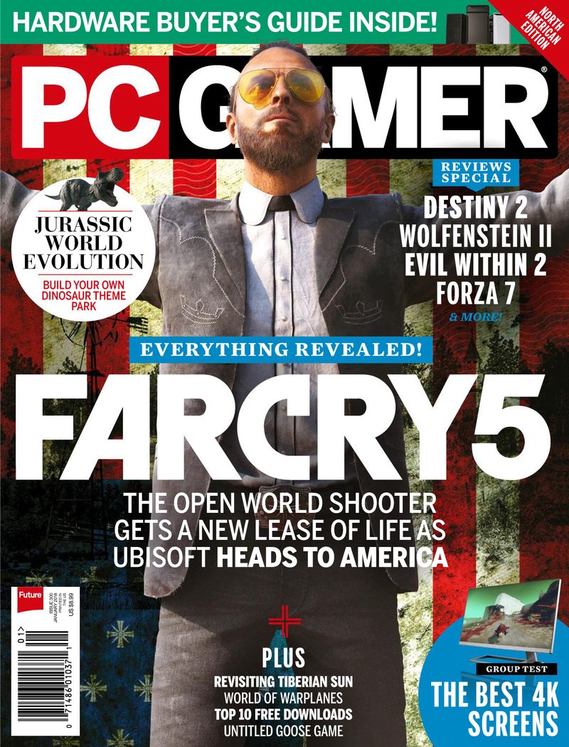 PC-Gamer-(US-Edition) January 01, 2018 Issue Cover