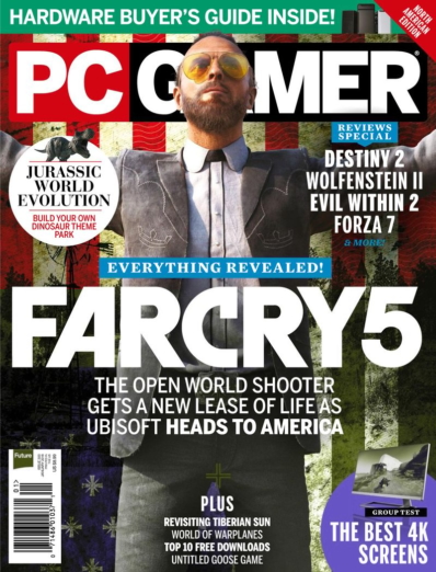 PC Gamer (US Edition) January 01, 2018 Issue Cover