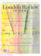 London-Review-Of-Books September 25, 2008 Issue Cover