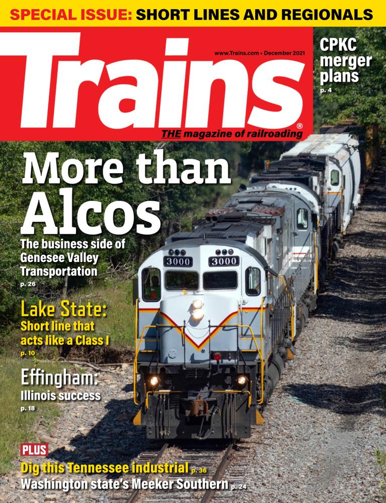 Trains December 01, 2021 Issue Cover