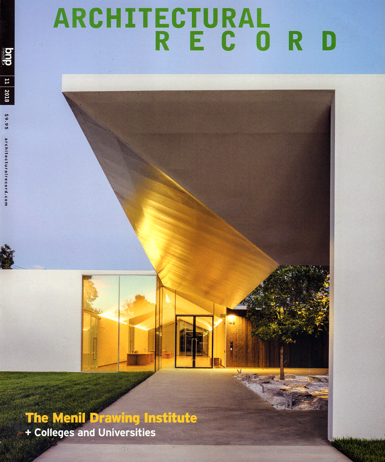 Architectural-Record November 01, 2018 Issue Cover