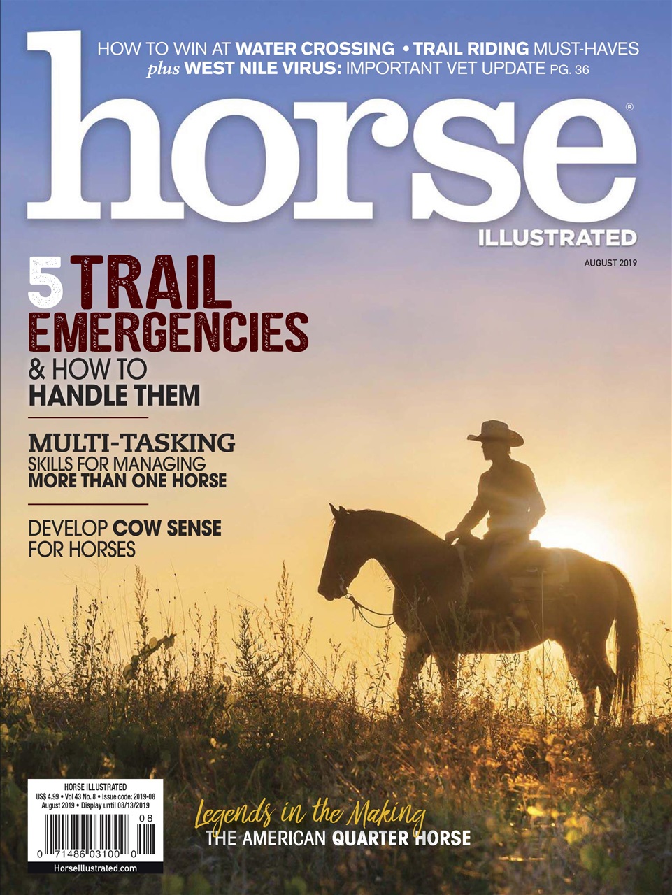 Horse-Illustrated August 01, 2019 Issue Cover