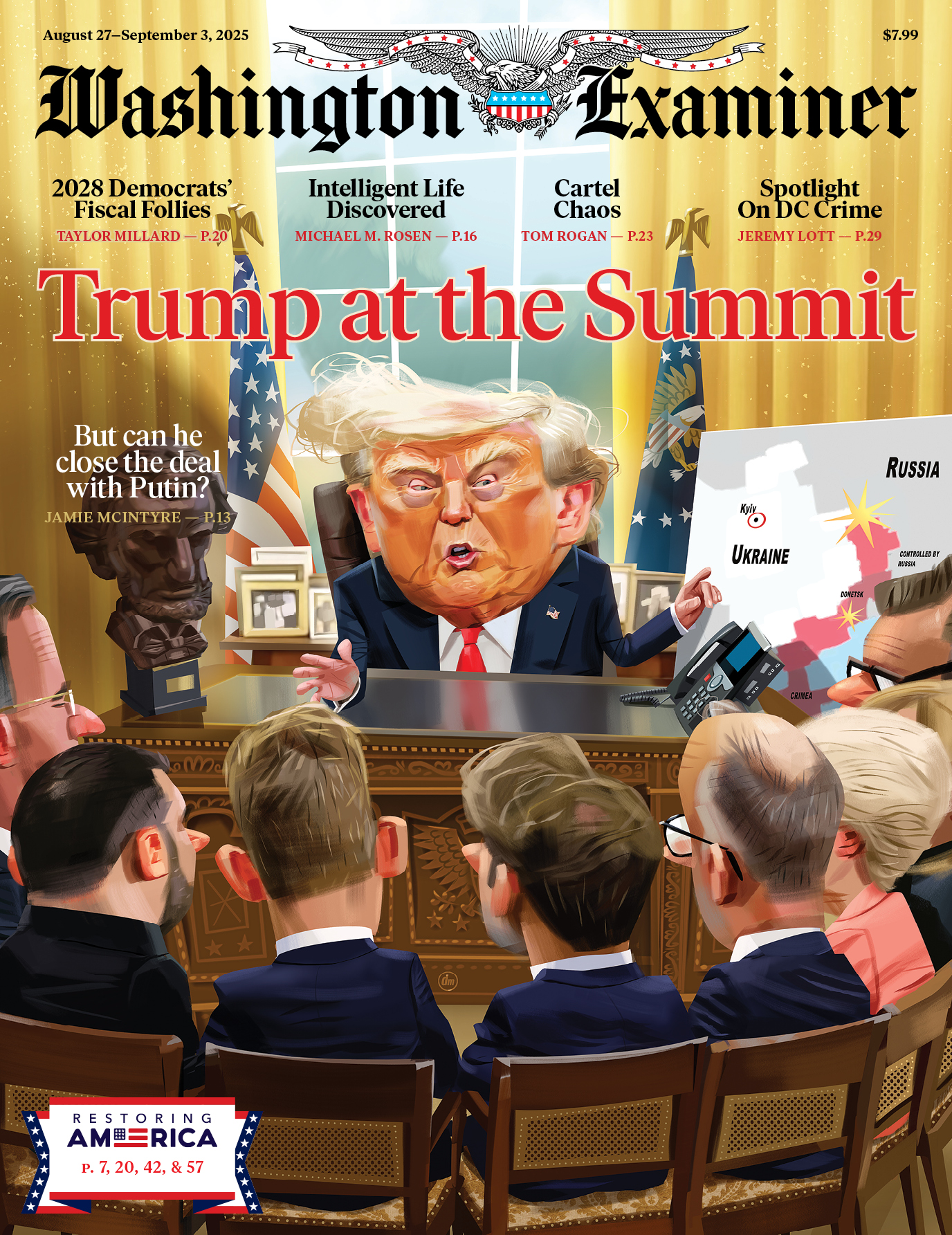 Washington-Examiner August 27, 2025 Issue Cover