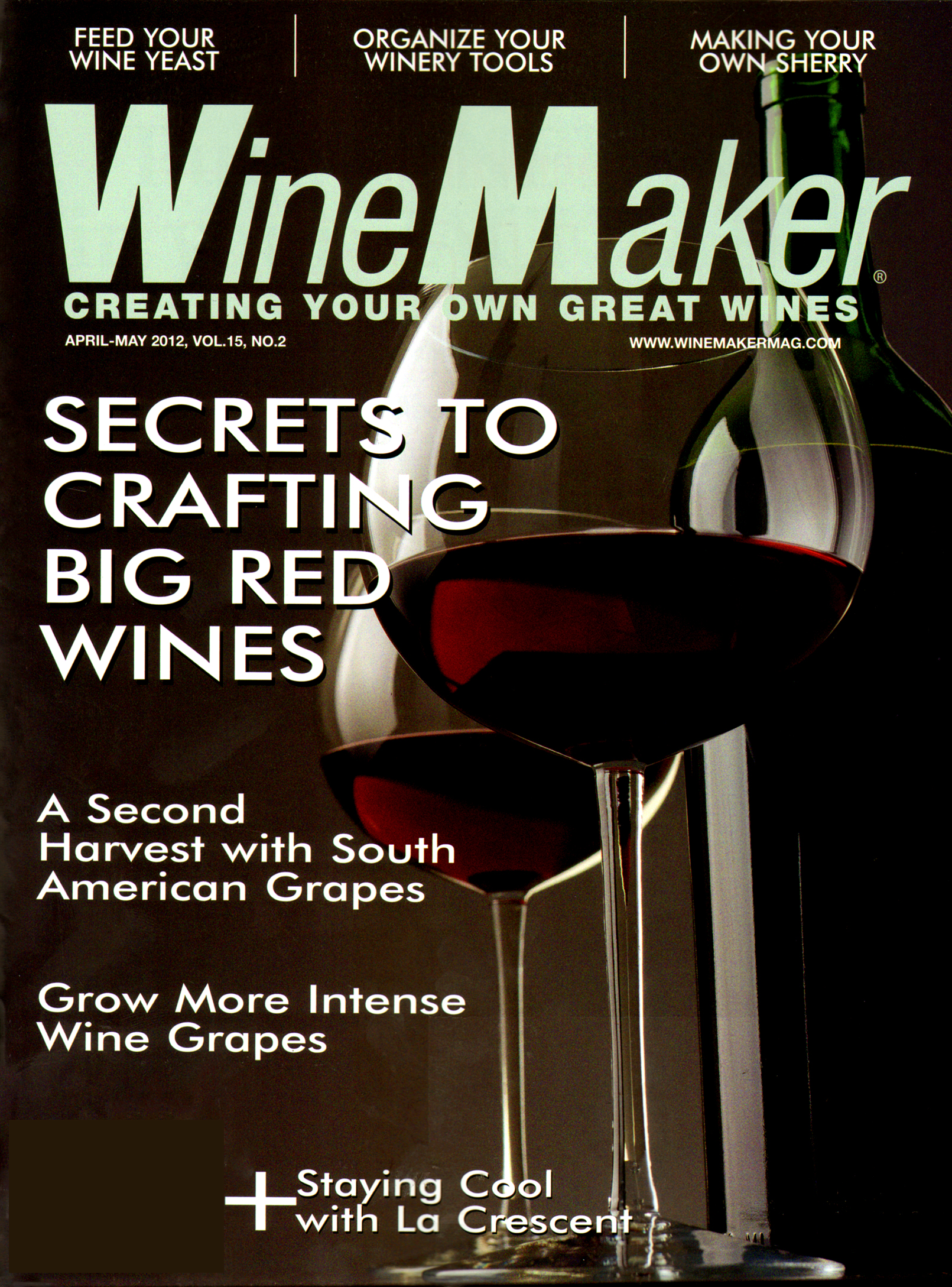 Winemaker April 01, 2012 Issue Cover