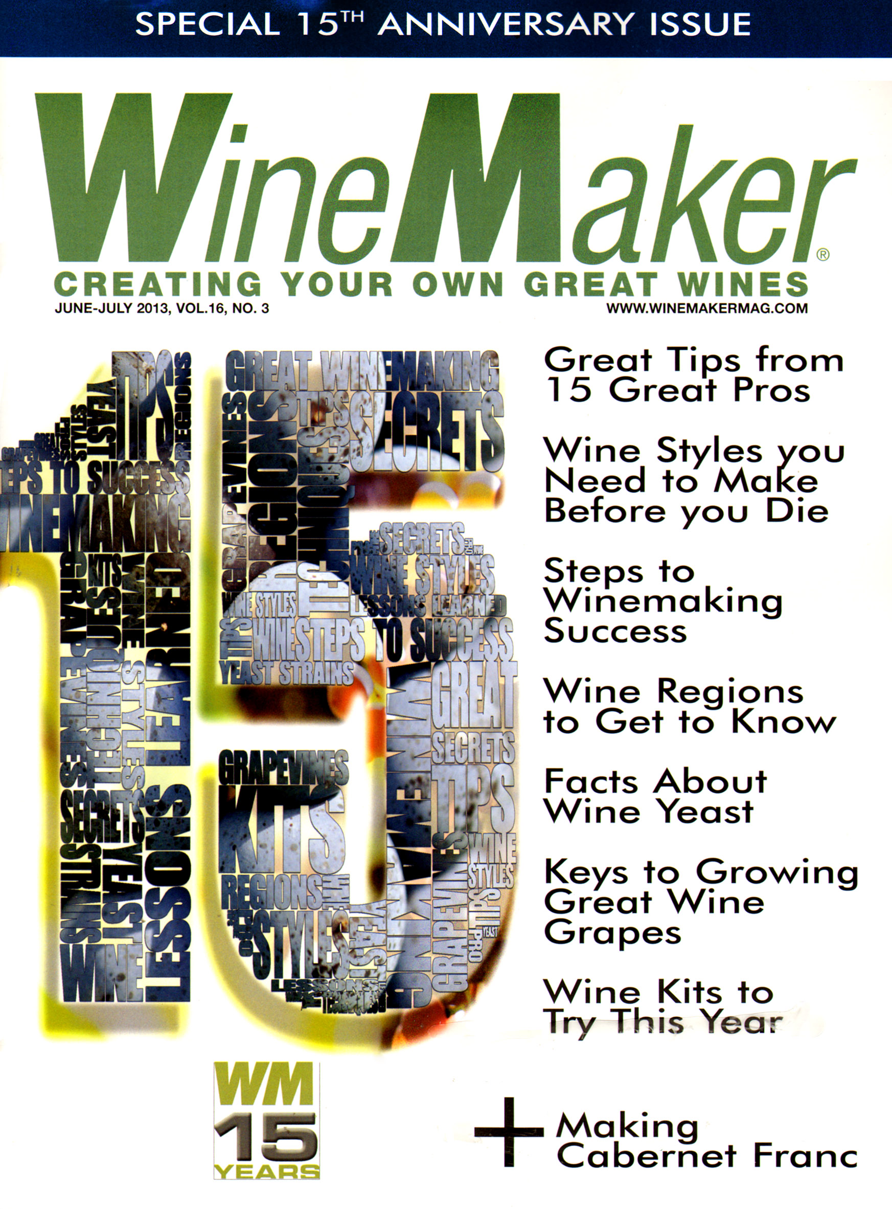 winemaker June 01, 2013 Issue Cover