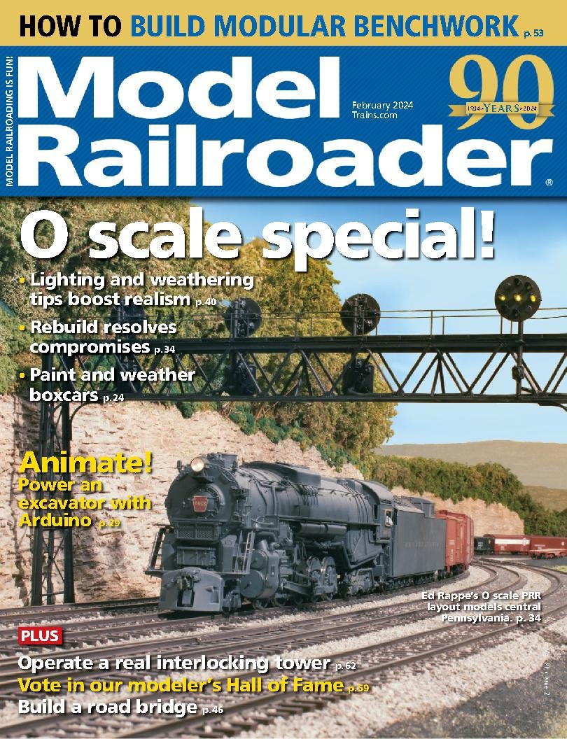 Model-Railroader February 01, 2024 Issue Cover