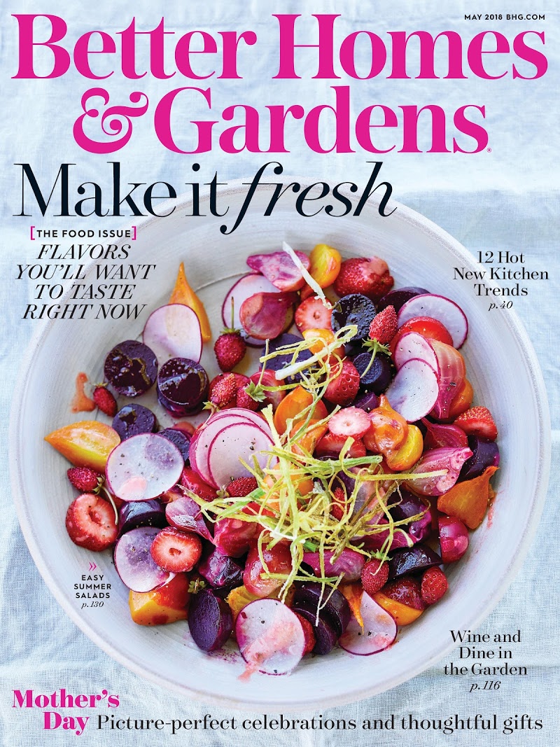 Better-Homes-and-Gardens May 01, 2018 Issue Cover