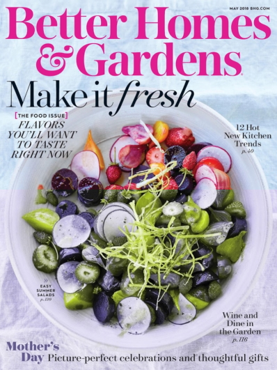 Better Homes & Gardens May 01, 2018 Issue Cover