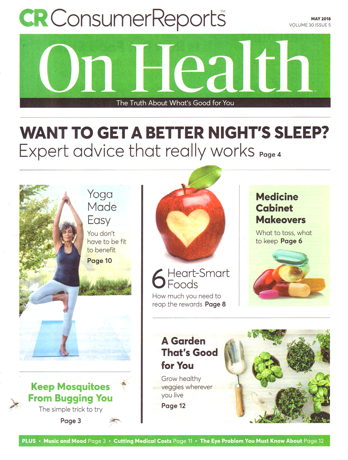 Consumer-Reports-On-Health May 01, 2018 Issue Cover