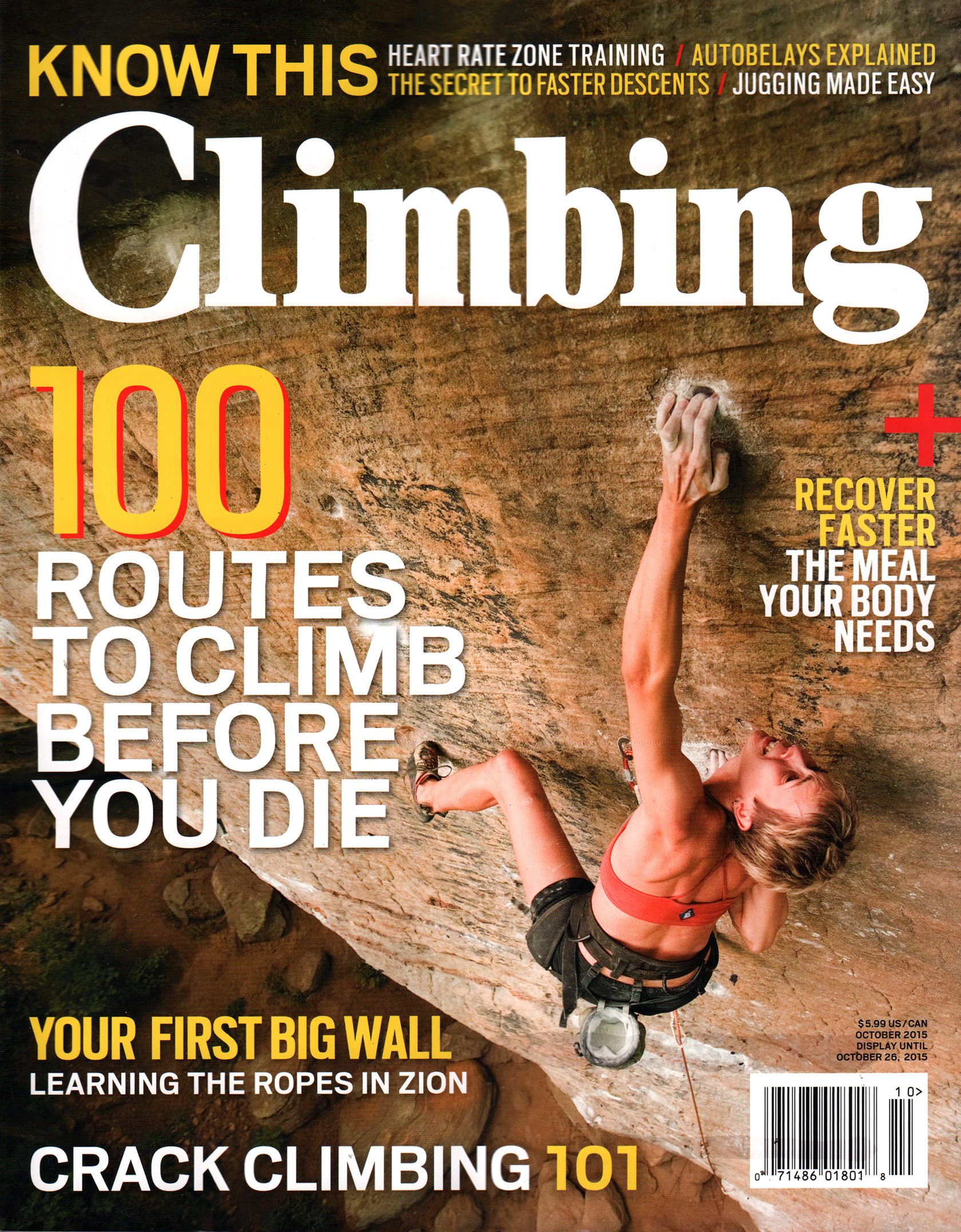 Climbing-Magazine October 01, 2015 Issue Cover