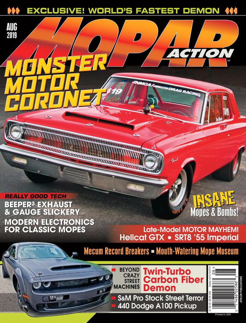 Mopar-Action August 01, 2019 Issue Cover