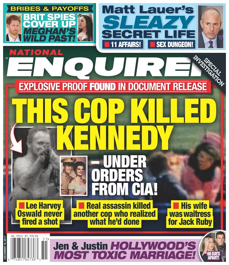 national-enquirer December 18, 2017 Issue Cover