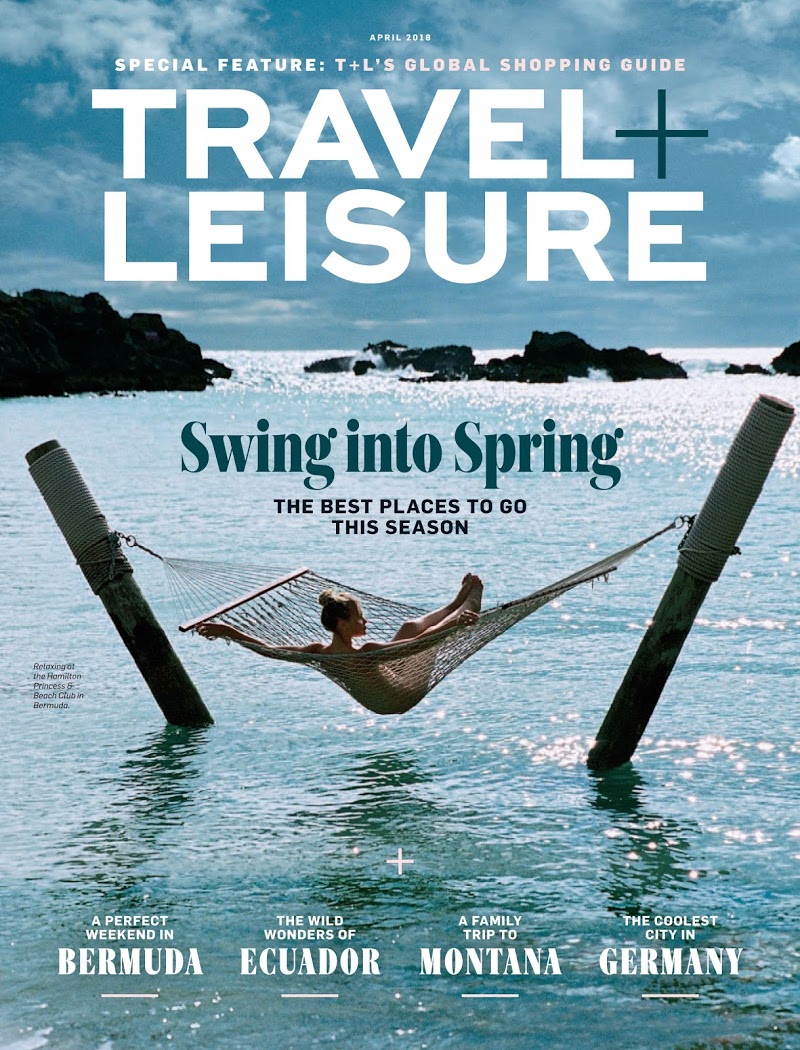 Travel-and-Leisure April 01, 2018 Issue Cover