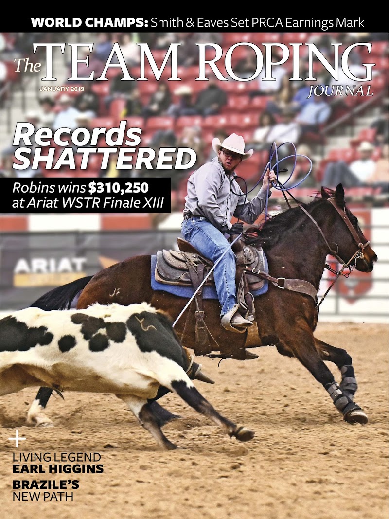 The-Team-Roping-Journal January 01, 2019 Issue Cover
