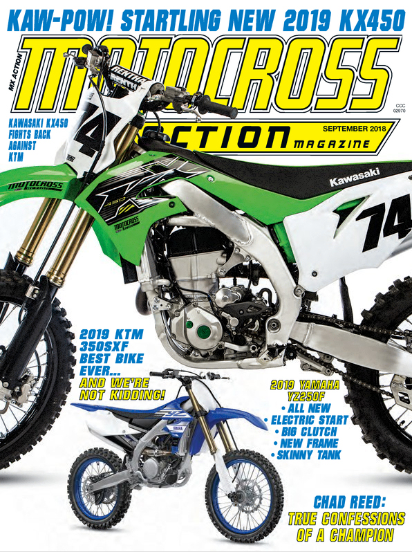Motocross-Action September 01, 2018 Issue Cover
