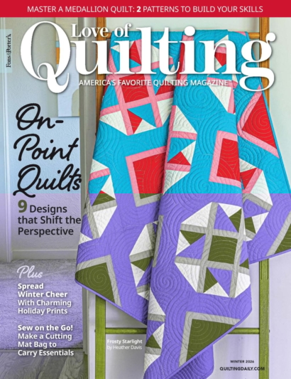Fons & Porter's Love of Quilting December 01, 2025 Issue Cover