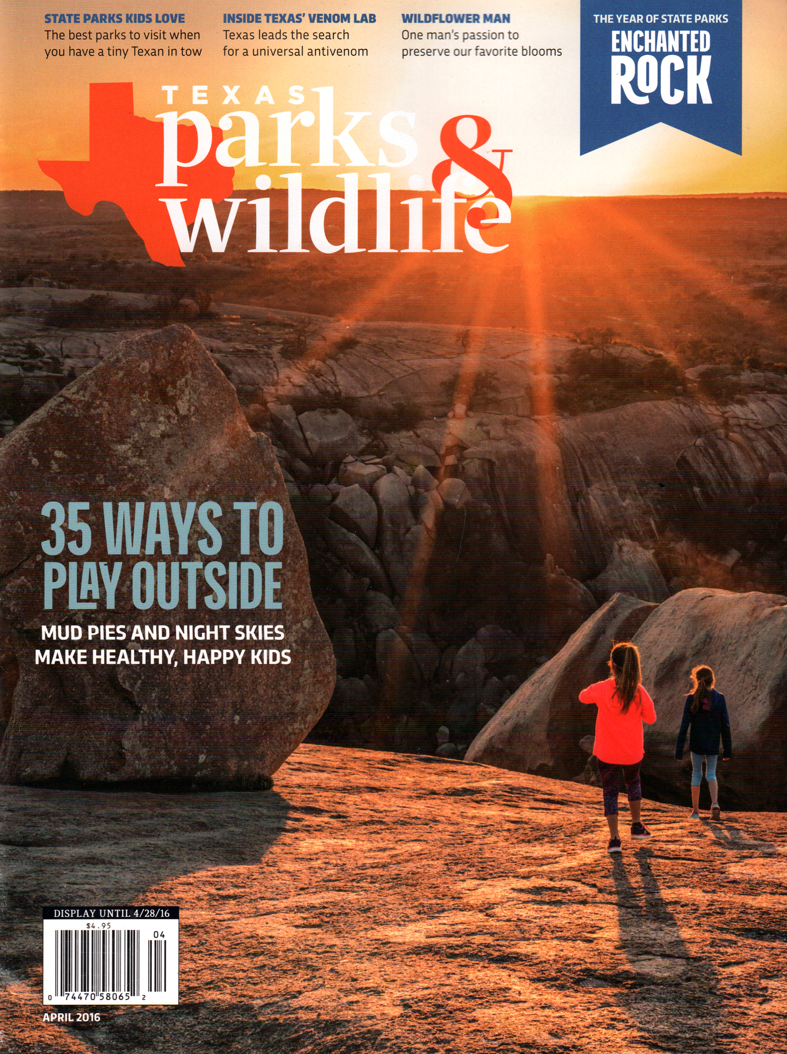 Texas-Parks-and-Wildlife April 01, 2016 Issue Cover