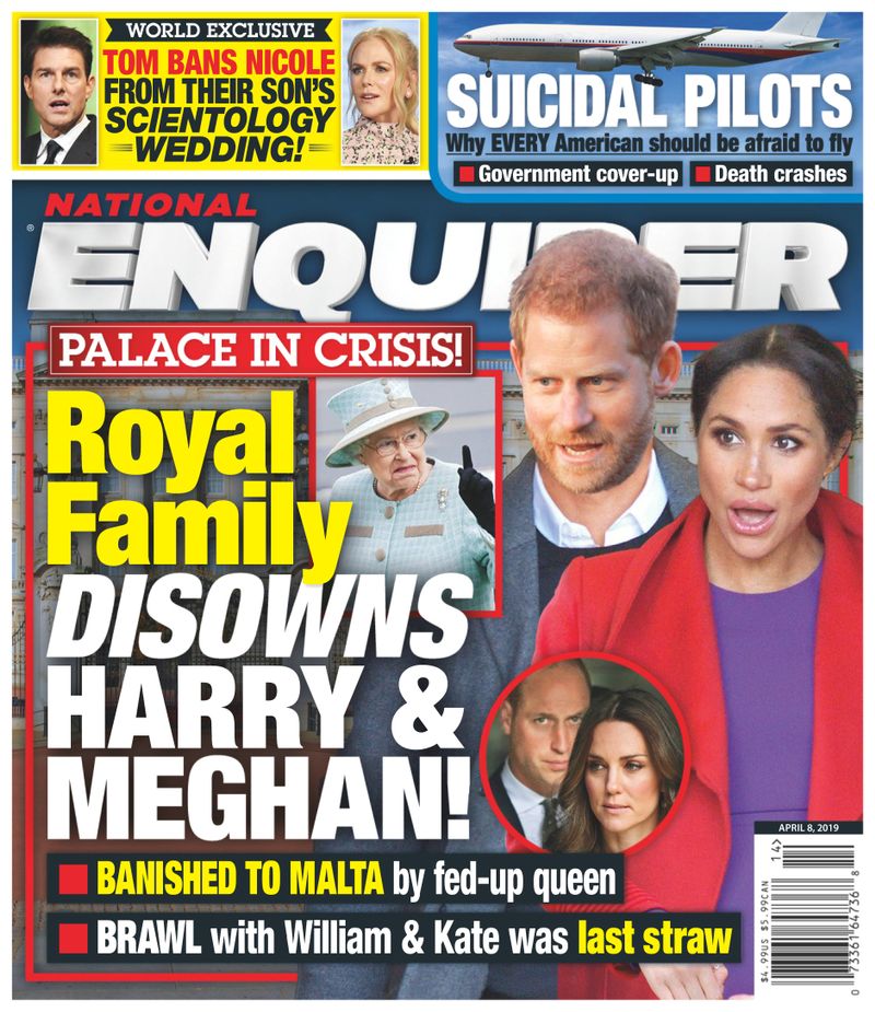 National-Enquirer April 08, 2019 Issue Cover