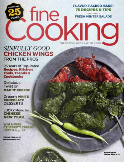 Fine Cooking February 01, 2019 Issue Cover