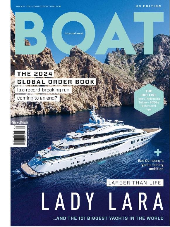 Boat-International-US January 01, 2024 Issue Cover