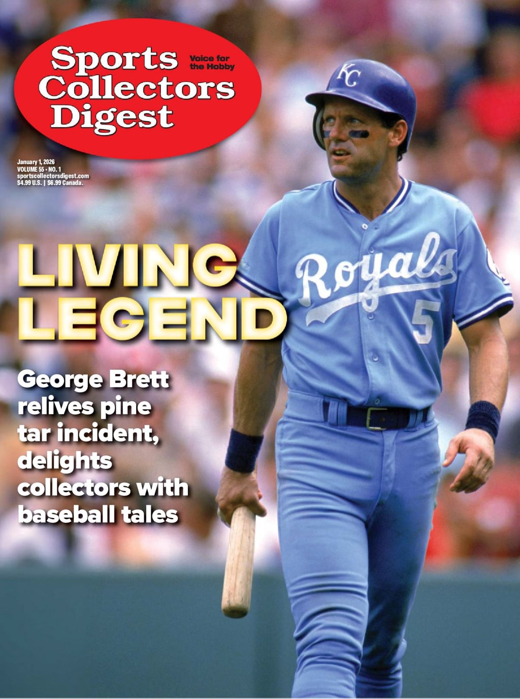 Sports Collectors Digest January 01, 2026 Issue Cover