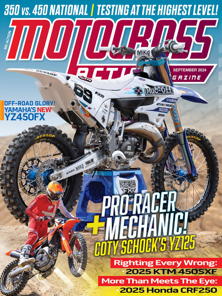 Motocross-Action September 01, 2024 Issue Cover