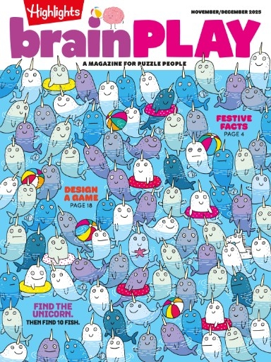Highlights brainPLAY November 01, 2025 Issue Cover