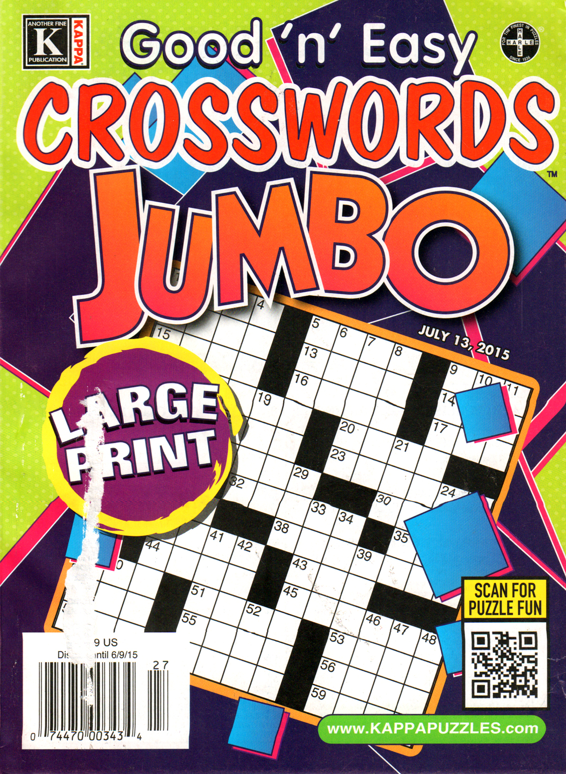 Good-N-Easy-Crosswords-Jumbo July 13, 2015 Issue Cover
