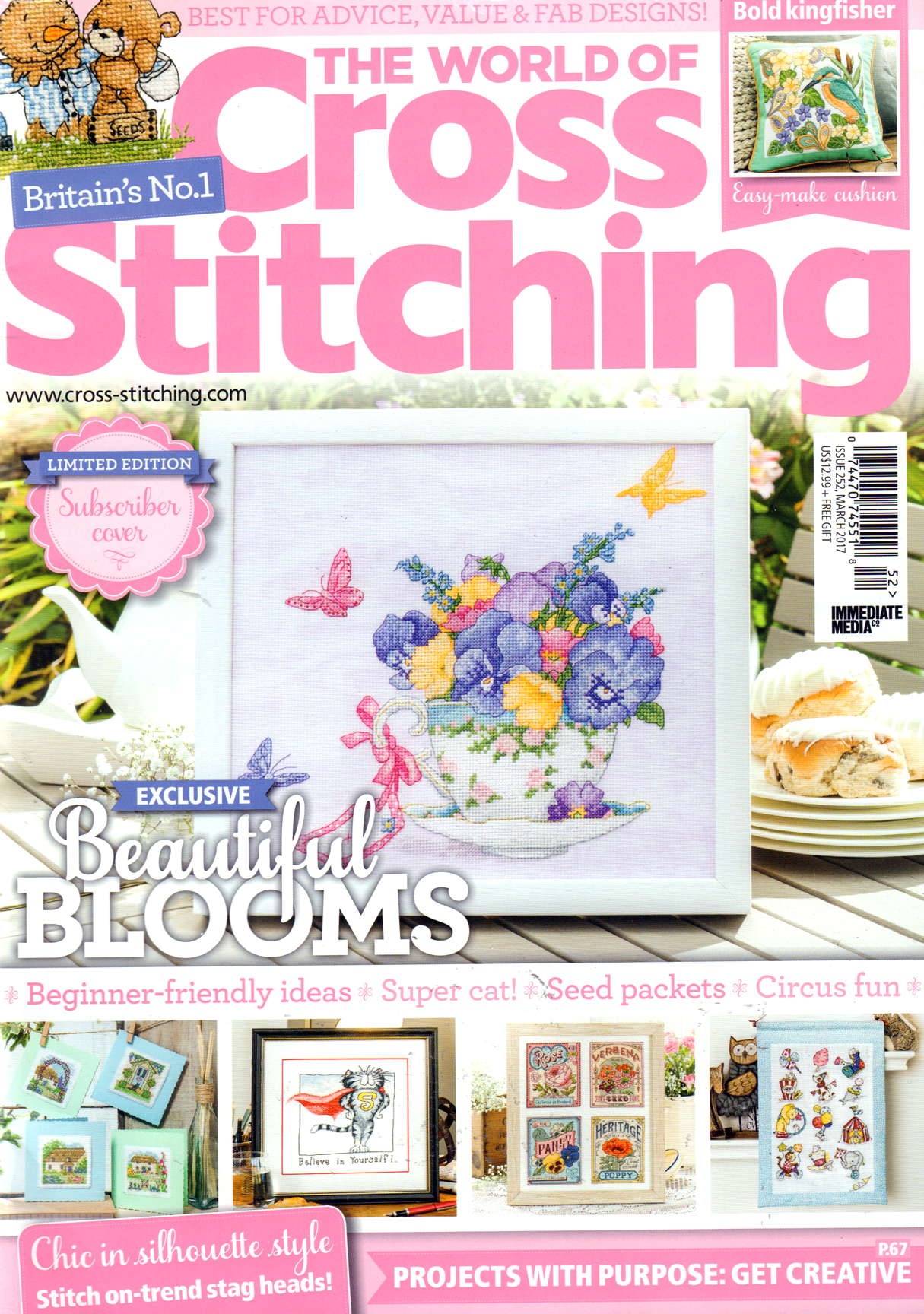 The-World-of-Cross-Stitching March 01, 2017 Issue Cover