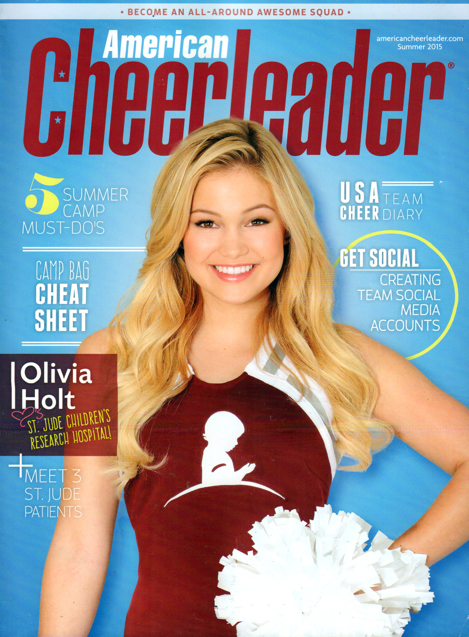 American-Cheerleader June 01, 2015 Issue Cover