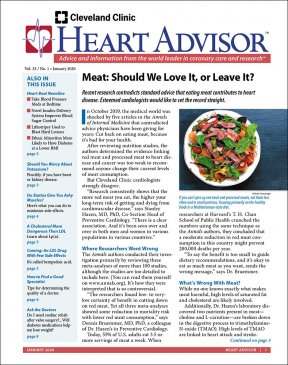 Heart-Advisor January 01, 2020 Issue Cover
