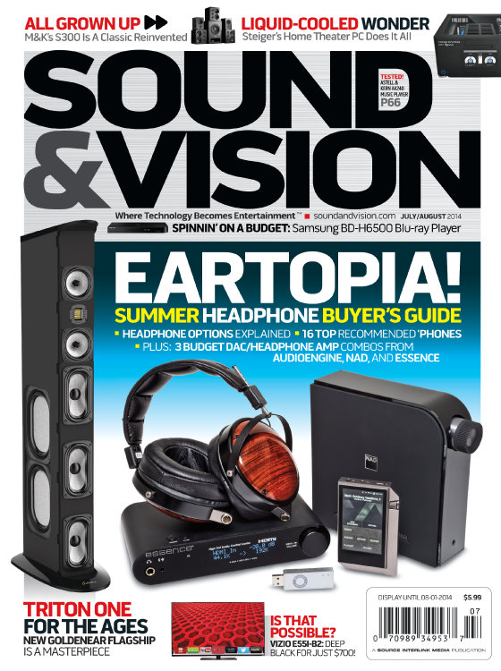 Sound-and-Vision July 01, 2014 Issue Cover
