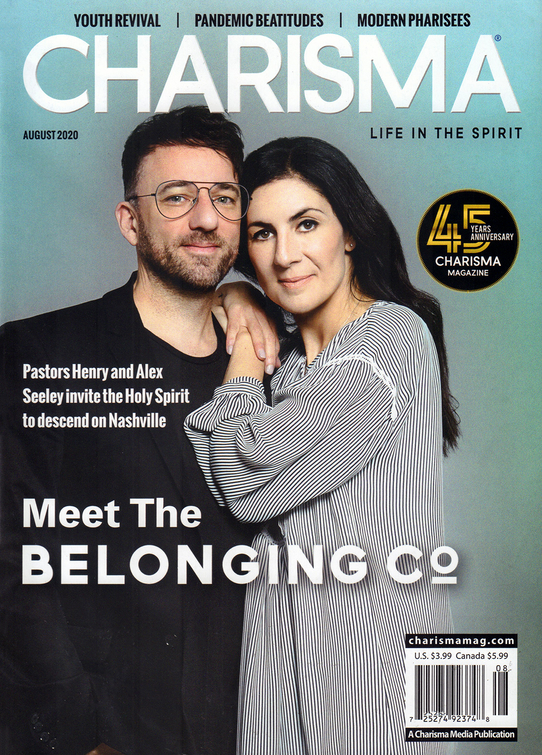 Charisma August 01, 2020 Issue Cover