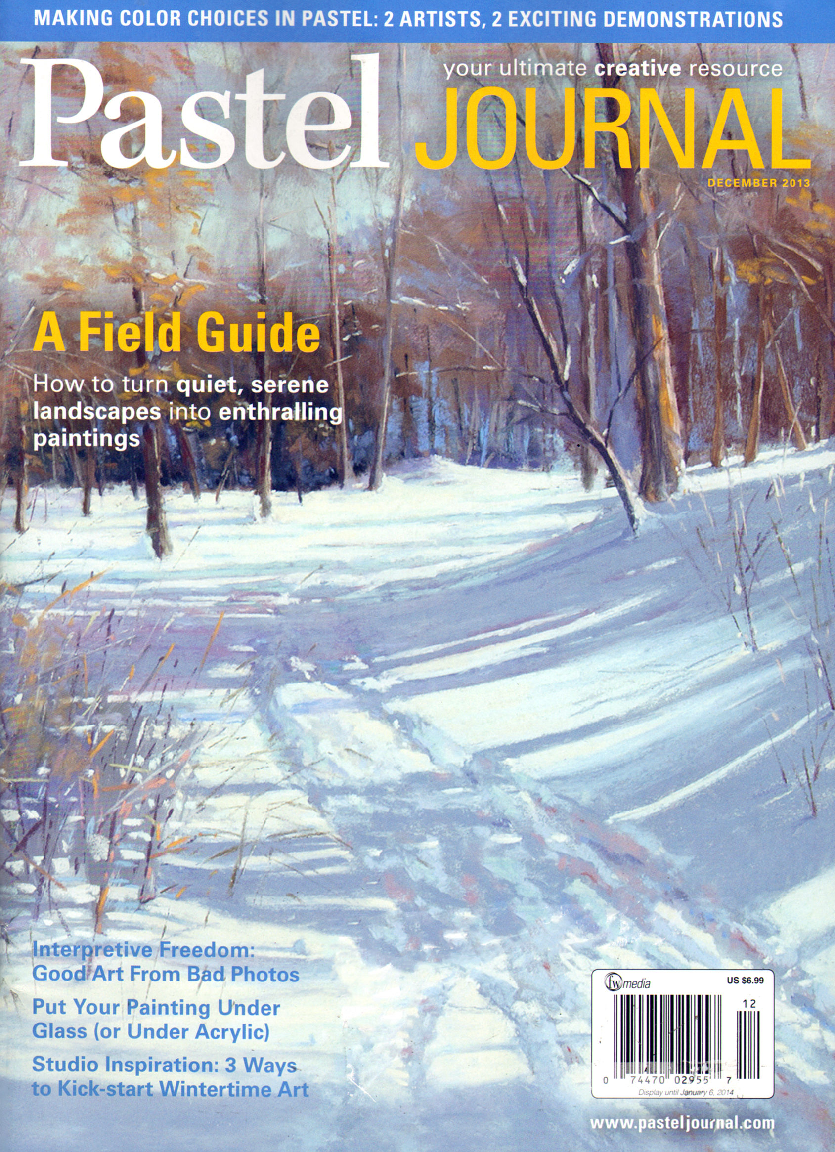Pastel-Journal December 01, 2013 Issue Cover