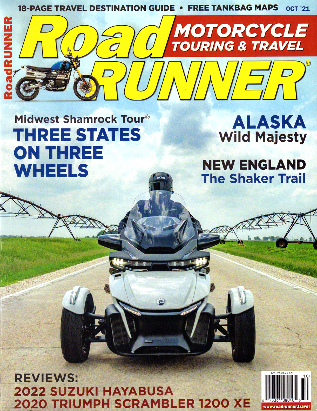 Road-RUNNER-Motorcycle-and-Touring October 01, 2021 Issue Cover