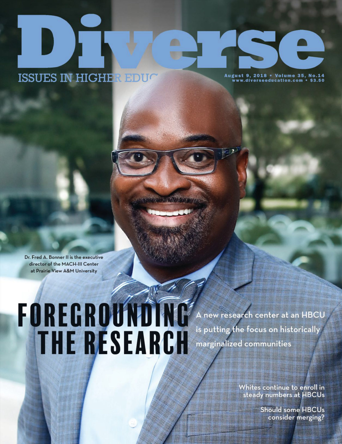 Diverse-Issues-In-Higher-Education August 09, 2018 Issue Cover