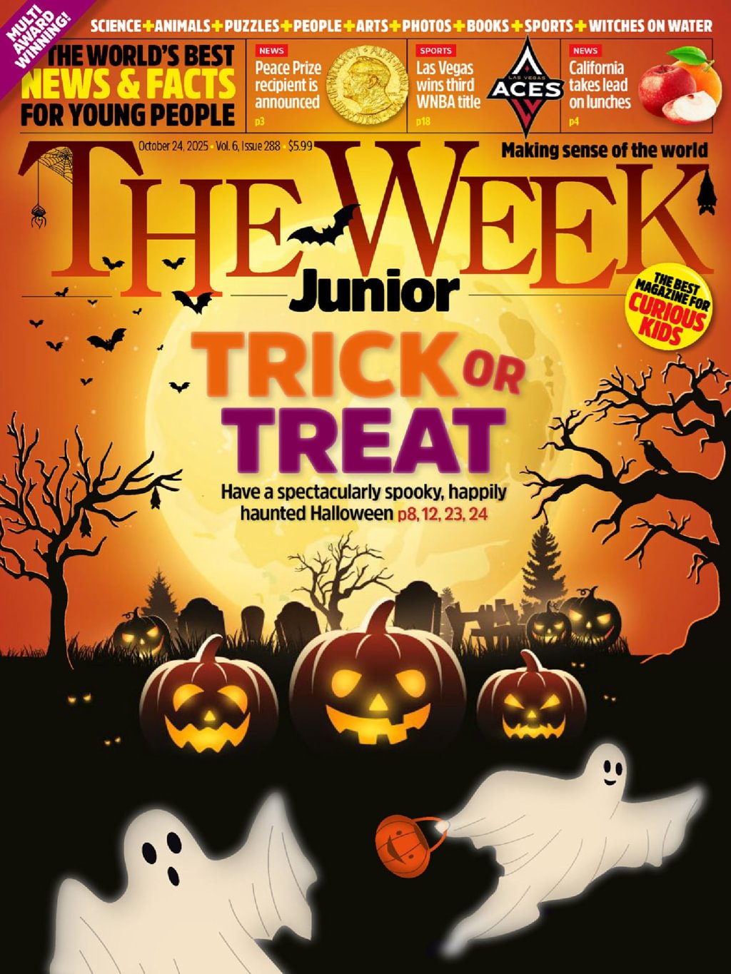 The Week Junior October 24, 2025 Issue Cover