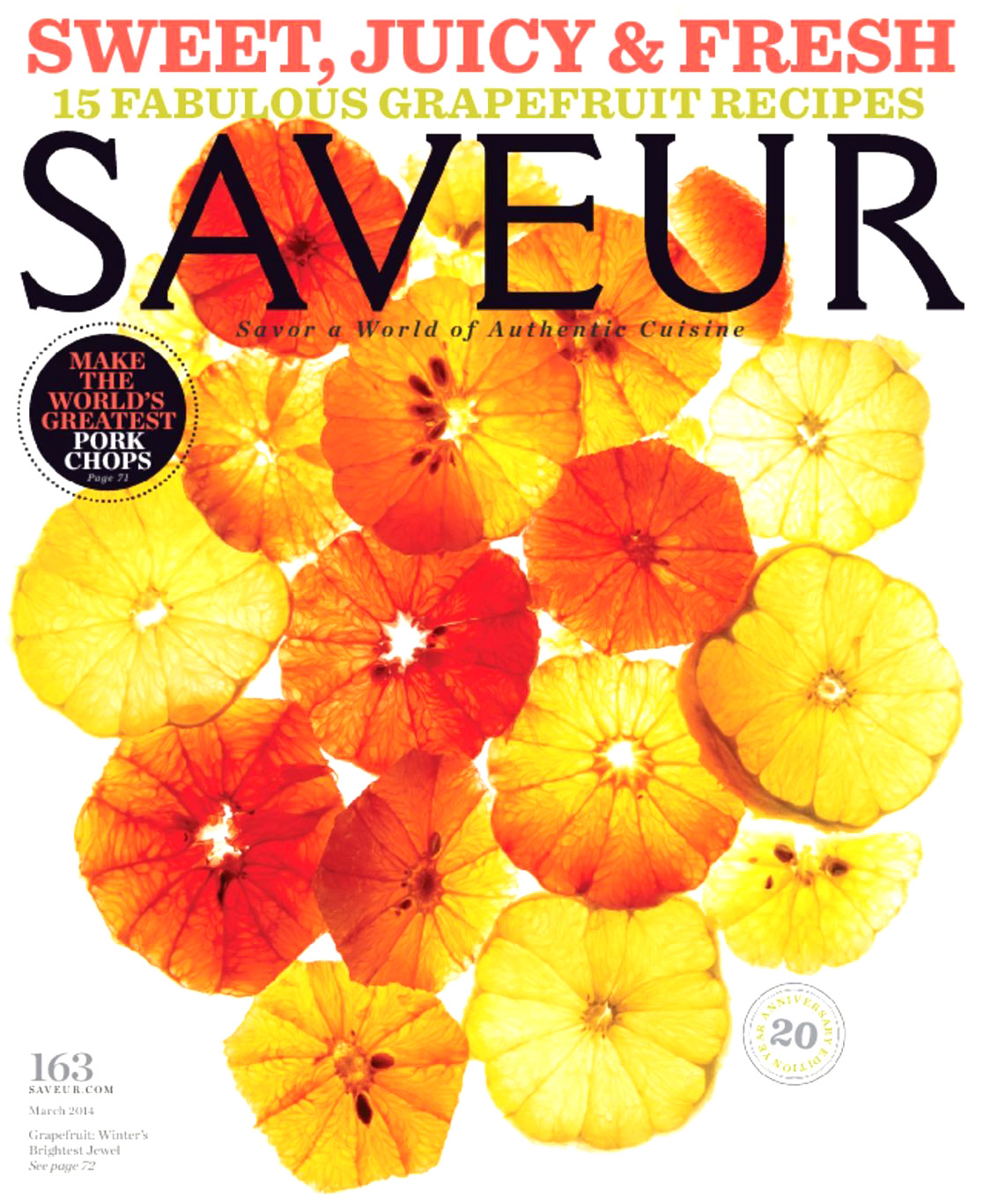 Saveur March 01, 2014 Issue Cover