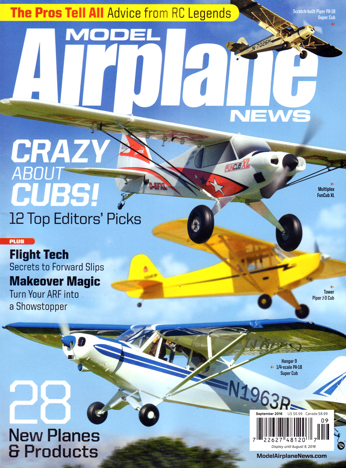 Model-Airplane-News September 01, 2016 Issue Cover