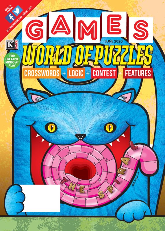 Games-World-of-Puzzles June 01, 2020 Issue Cover