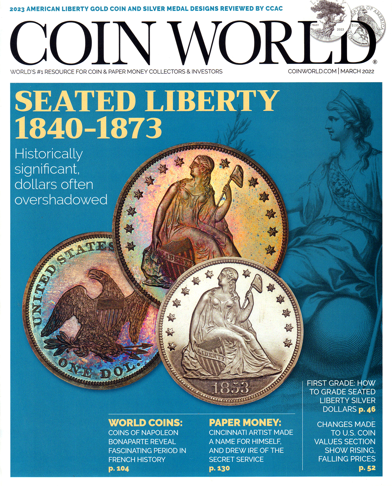 Coin-World-Monthly March 01, 2022 Issue Cover