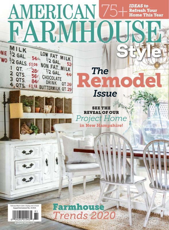 American-Farmhouse-Style February 01, 2020 Issue Cover