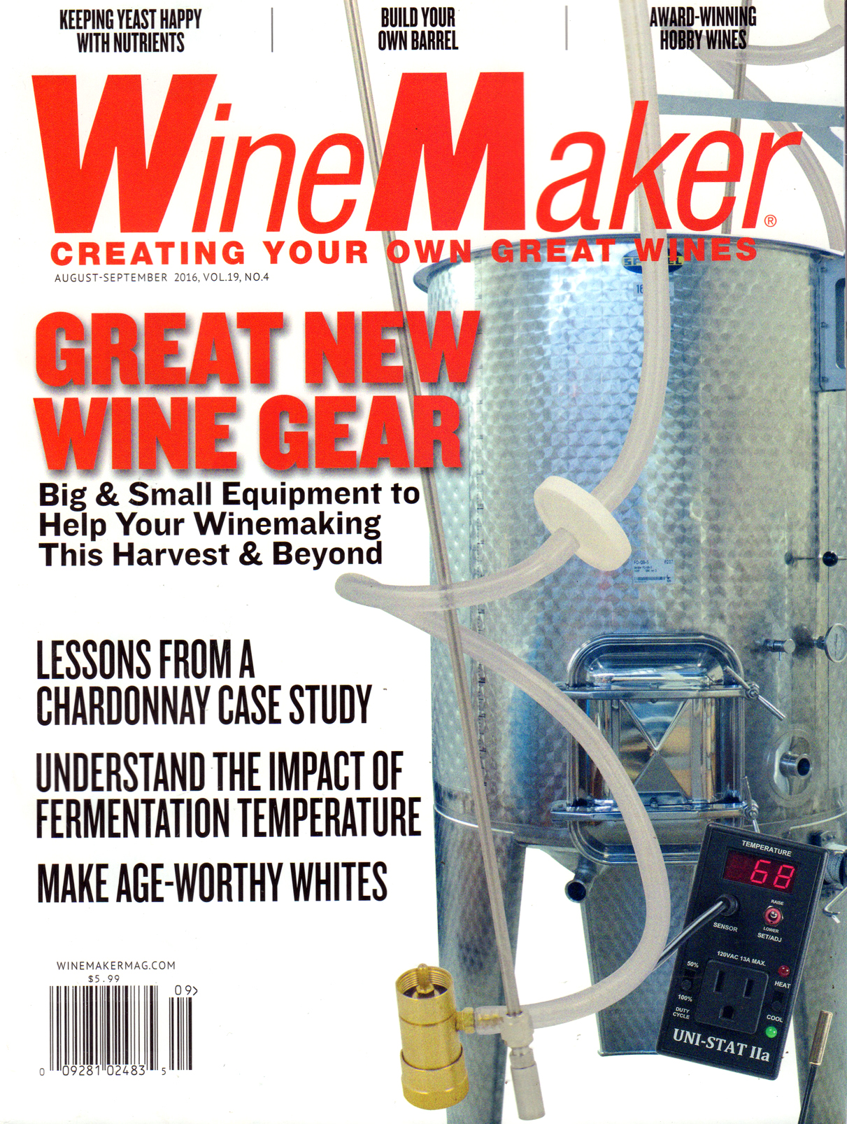 winemaker August 01, 2016 Issue Cover