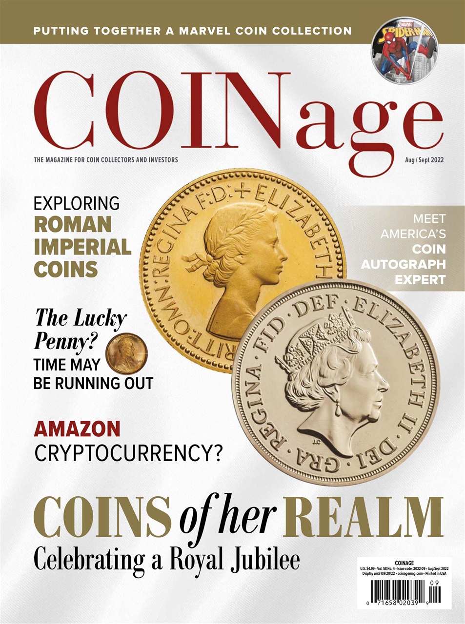 Coinage August 01, 2022 Issue Cover