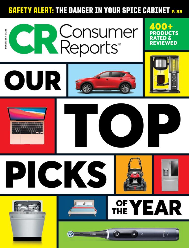 Consumer-Reports December 01, 2021 Issue Cover