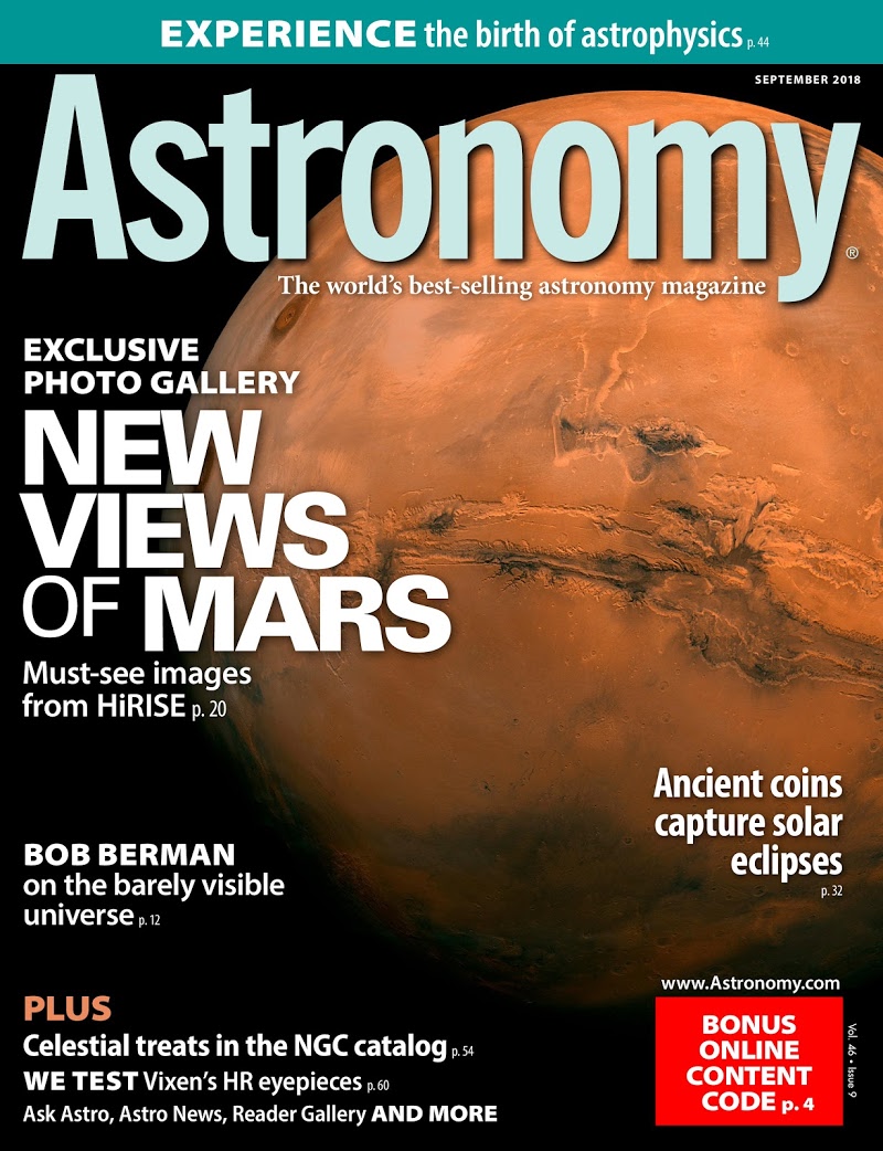 Astronomy September 01, 2018 Issue Cover
