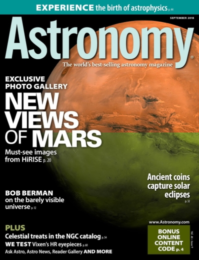 Astronomy September 01, 2018 Issue Cover